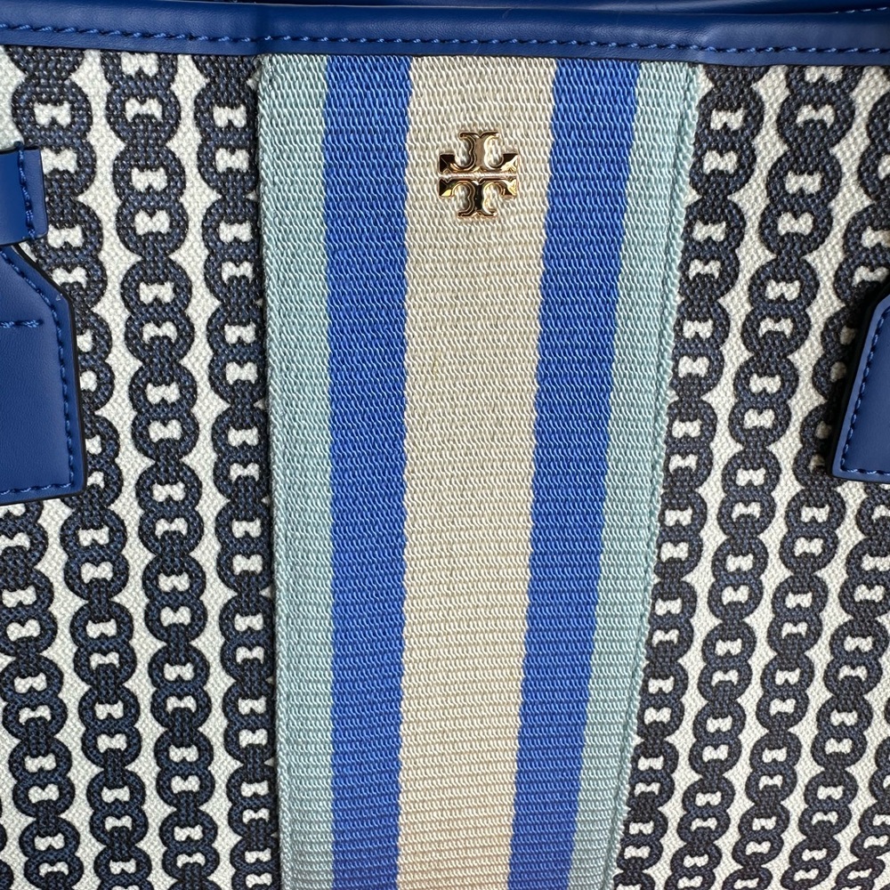 Tory Burch Blue Women's Tote Bag - Picture 3 of 13